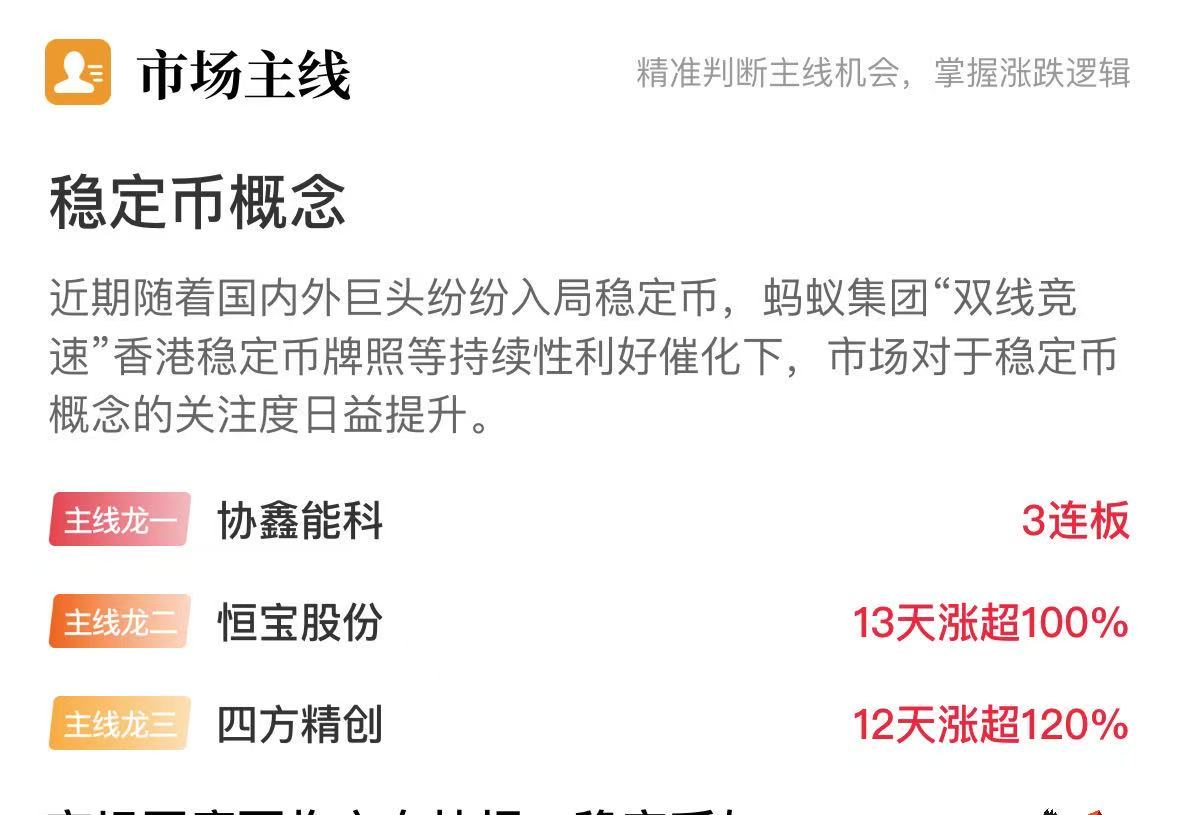 关于稳定币成为市场焦点生态链更加完善，资本市场反应积极。的信息